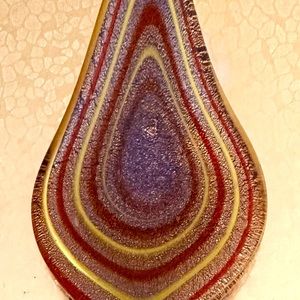 Beautiful multi colored glass pendant